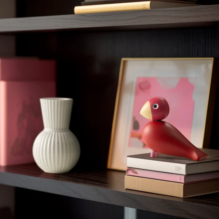 Kay Bojesen - Singvogel Flora, Year Bird 2024, pink