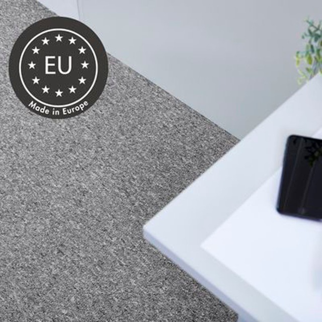 Andiamo Teppichboden »Carlos, Feinschlinge, Made in Netherlands« rechteckig 6,5 mm Höhe melierte Optik, Breite 400 cm oder 500 cm,  strapazierfähig