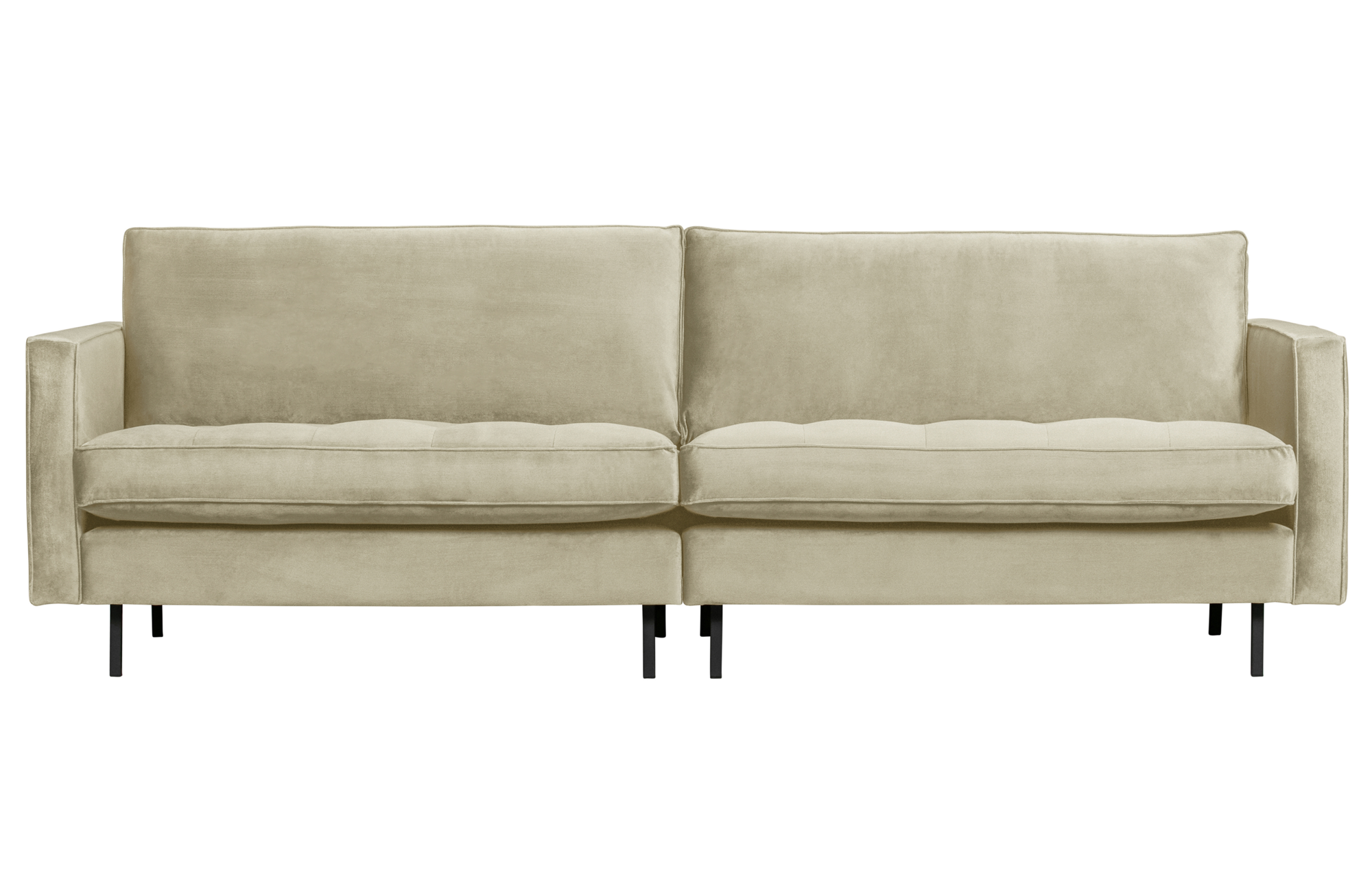 BePureHome 3-zitsbank Rodeo Classic velvet Rodeo Classic Bank 3-zits Velvet - Pistache