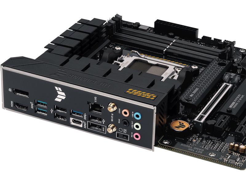 ASUS Mainboard TUF GAMING B650M-PLUS WIFI Gaming Micro-ATX-Mainboard mit B650-Chipsatz