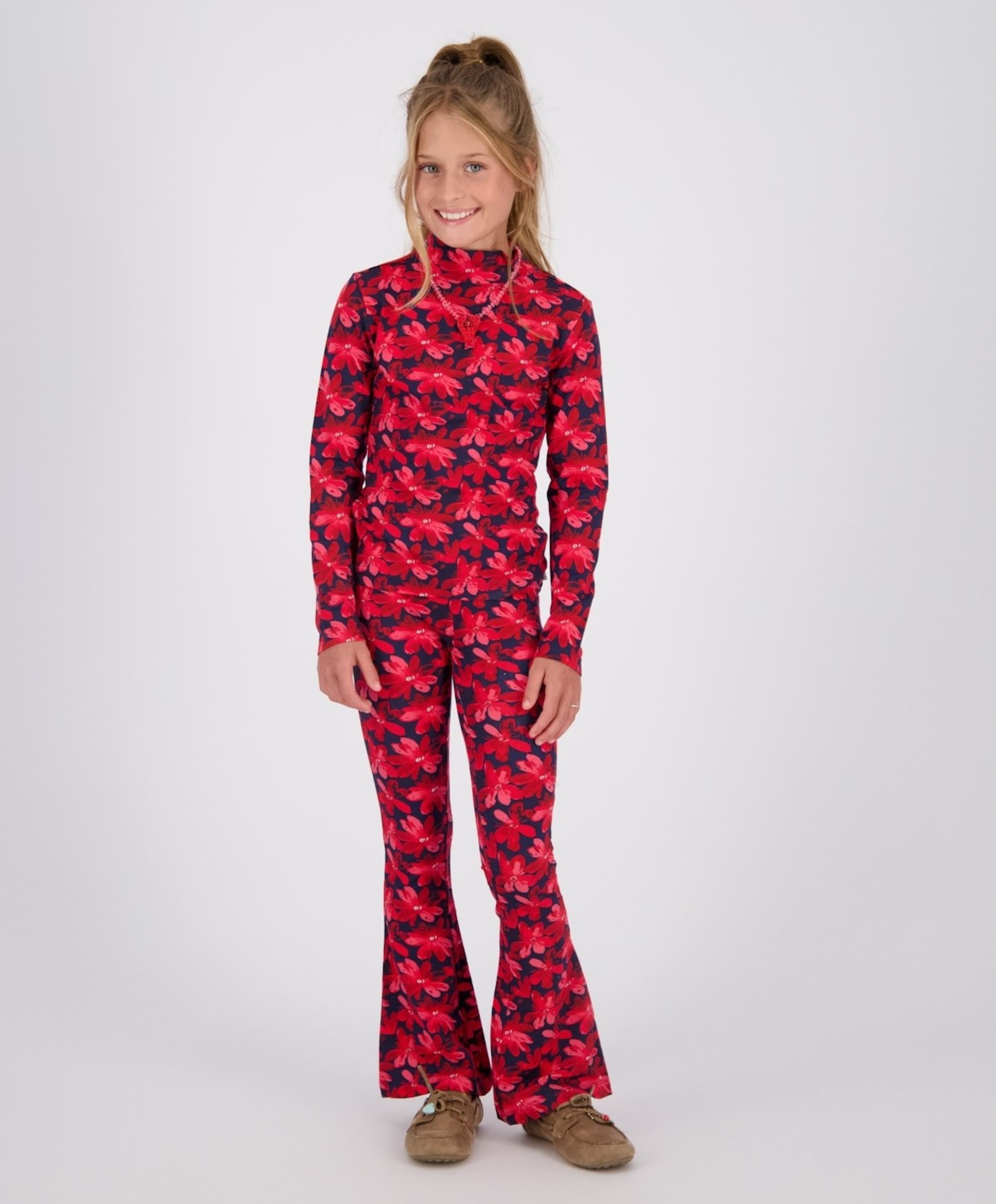 Vingino Sieneke meisjes broek rood