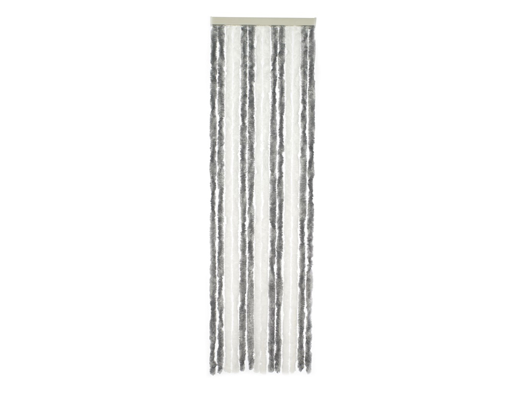 Travellife Basic 56 x 185 cm grijs/wit Chenille gordijn