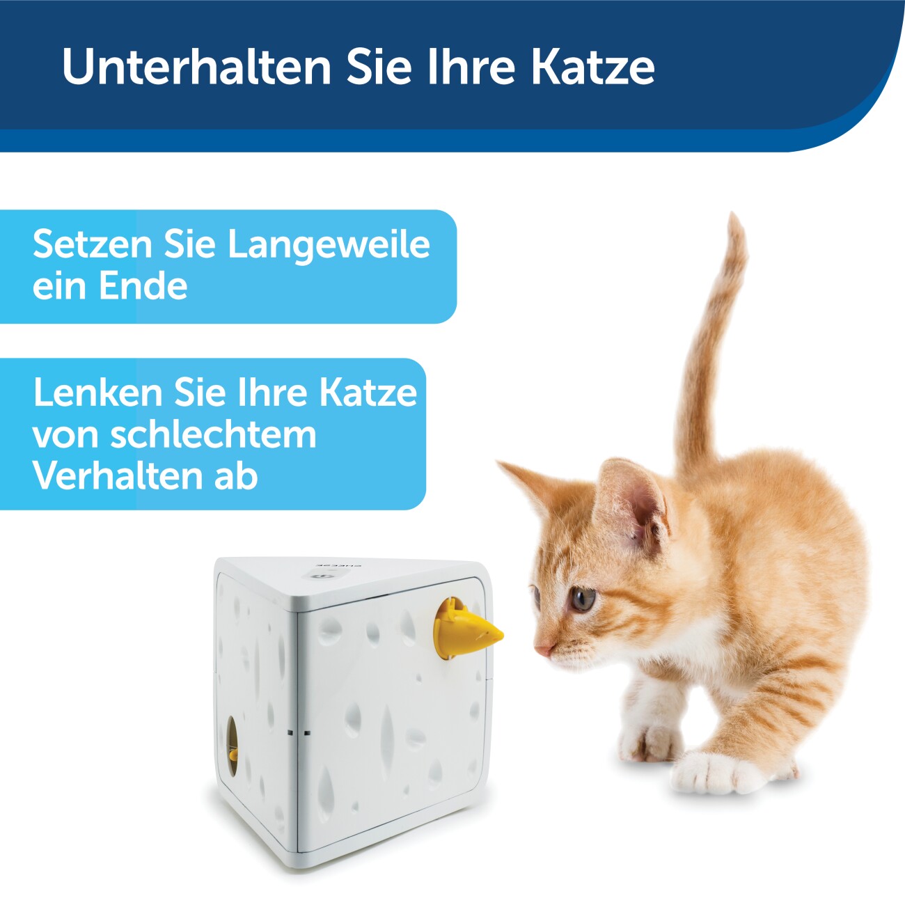 PetSafe Automatisches Katzenspielzeug Cheese