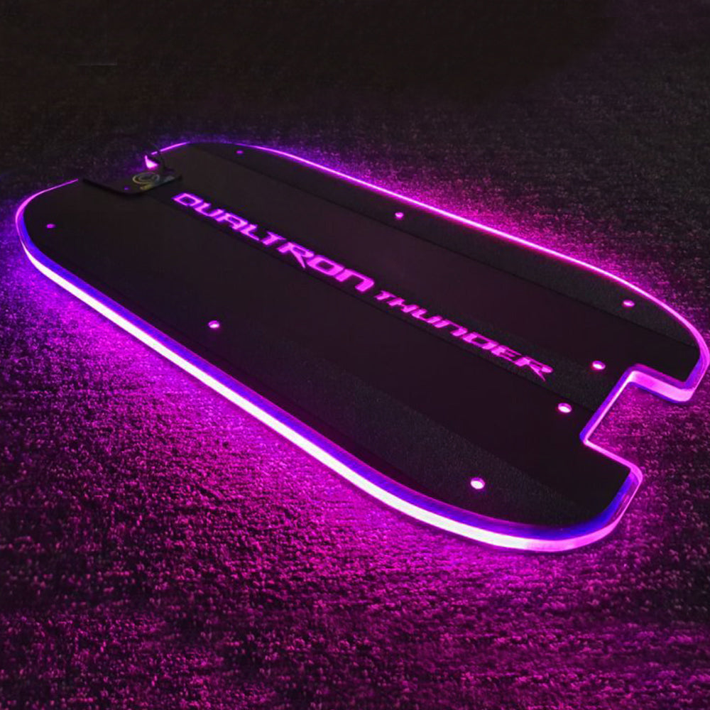 Plateau Deck Lumineux Dualtron Thunder de CarbonRevo (Finition Noir Mat Liserait Rouge)