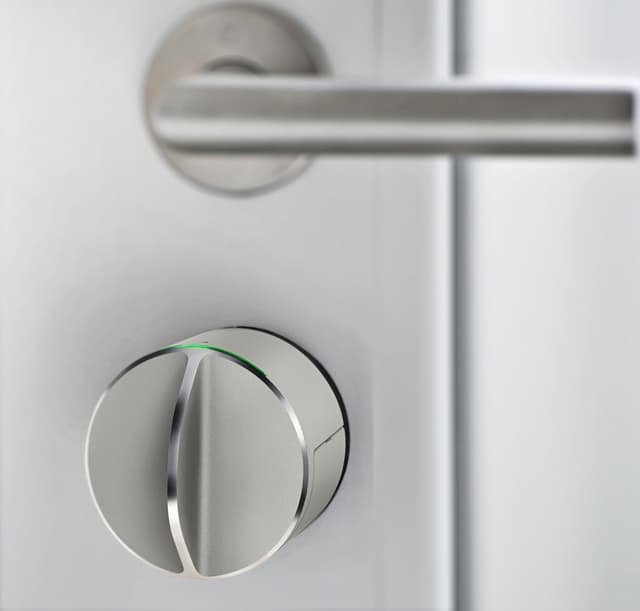 Danalock V3 2024 smart lås (sølv/Bluetooth/Euro)
