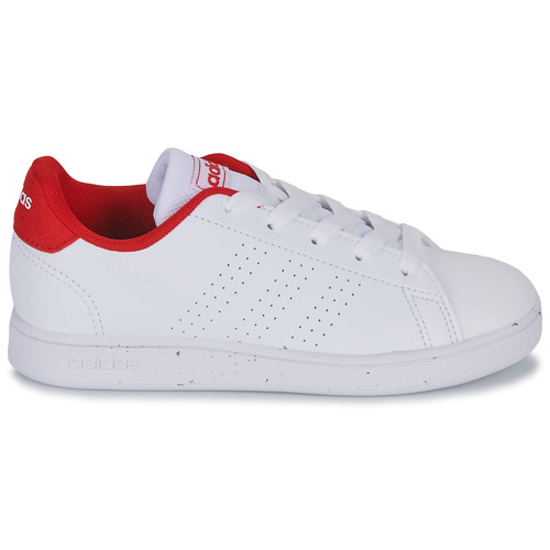 Adidas Sportswear - ADVANTAGE K - Blanc / Rouge