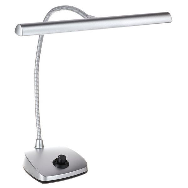 K&M 12298 LED Piano Lamp Silver