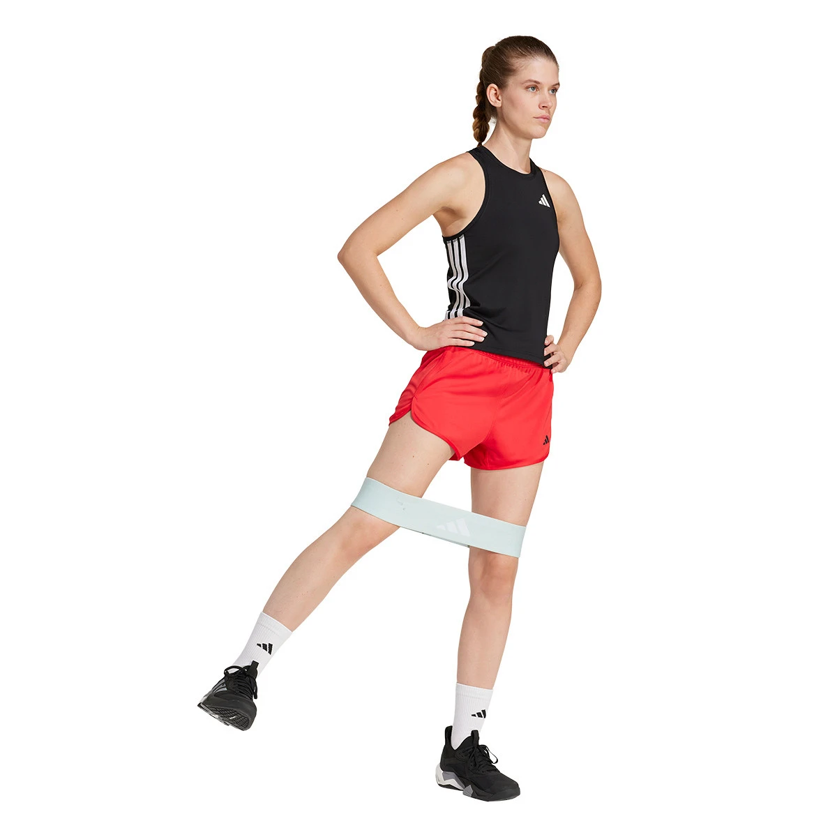 Calções adidas Pacer Essentials Knit High-Rise