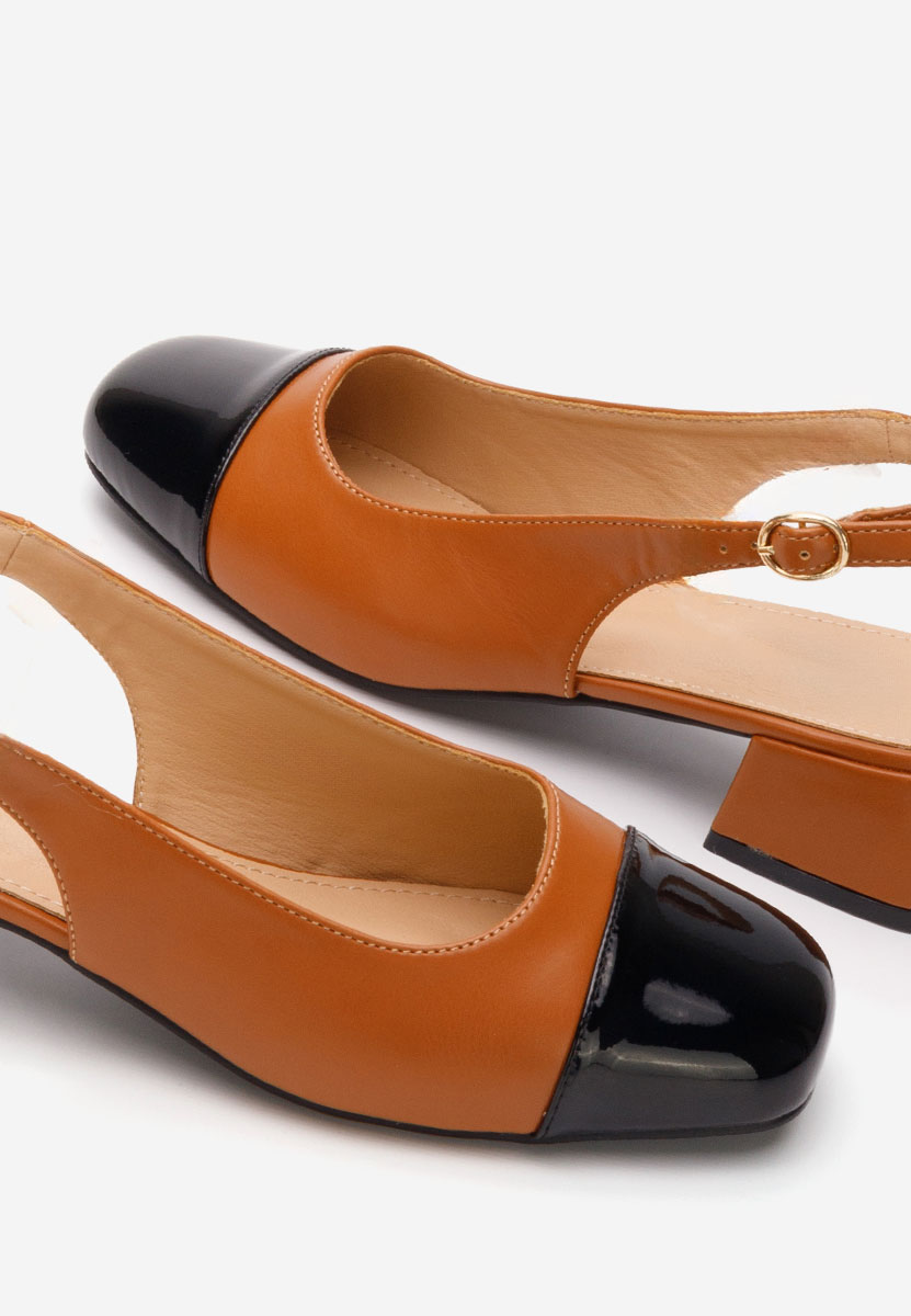 Chaussures slingback chameau Charissa