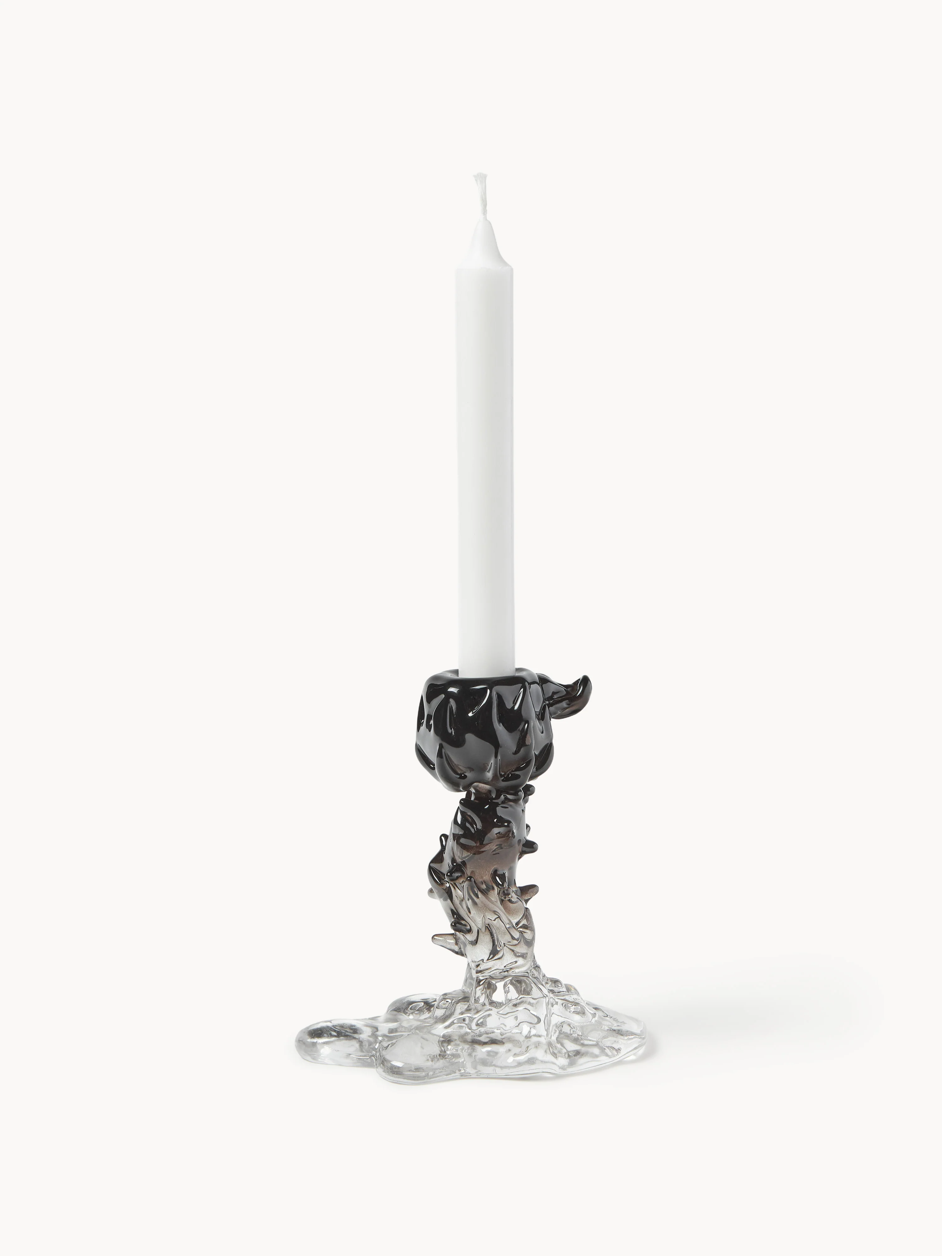 Kaarshouder Drip van glas