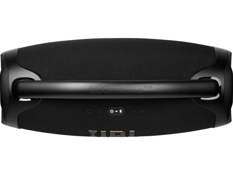 JBL Bluetooth Speaker Boombox 3 Wi-Fi Schwarz Leistungsstarker tragbarer WLAN- und Bluetooth-Lautsprecher