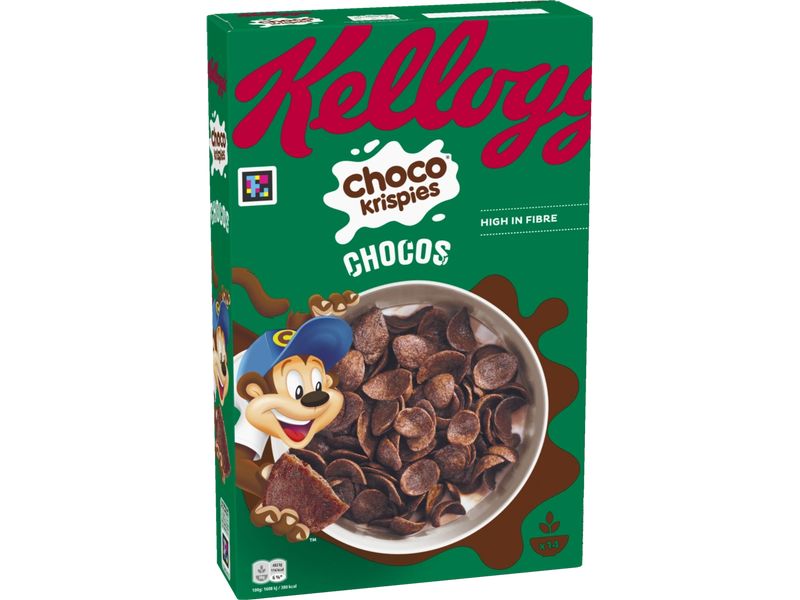 Kellogg's Cerealien Chocos Krispies Chocos 420 g Knusprige Getreidekost mit Schokoladengeschmack