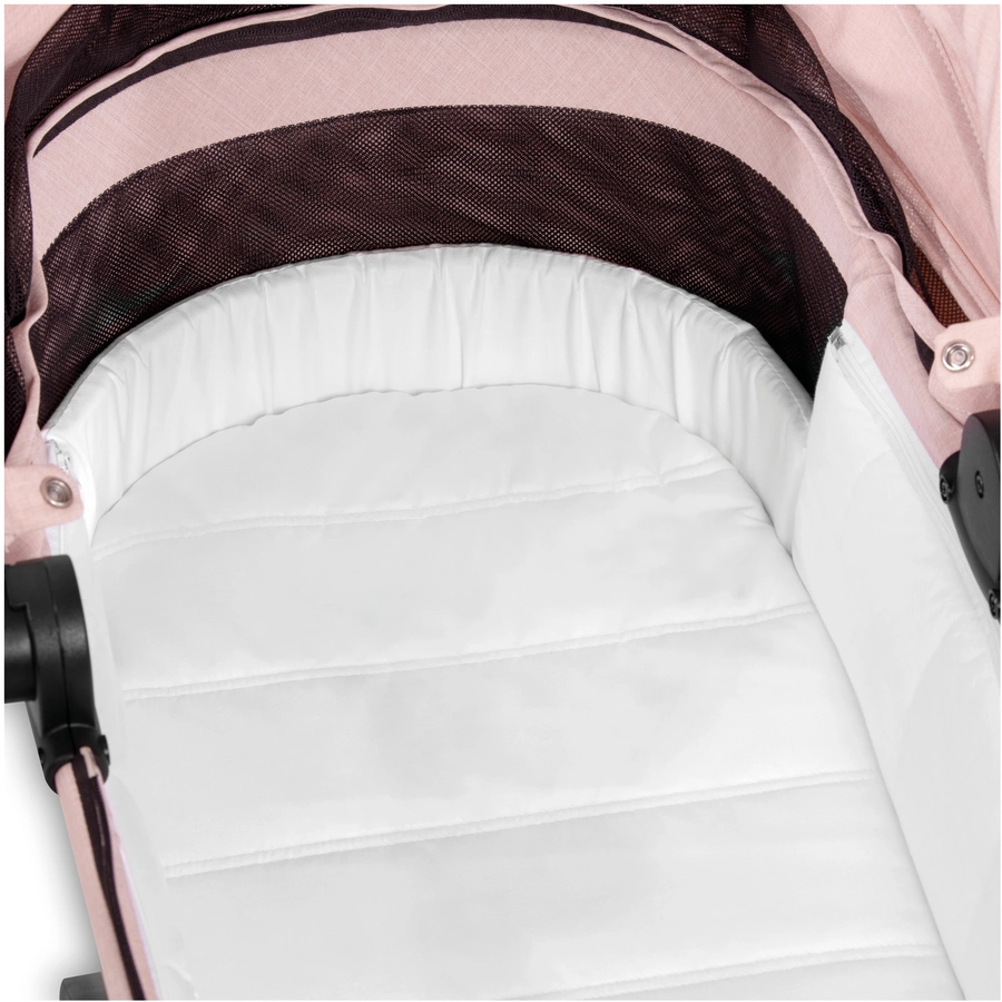 hauck Kinderwagen Vision X Set Silver Melange Rose