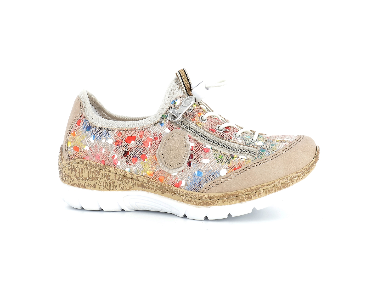 Rieker-N4263 Matières combinées Multicolore