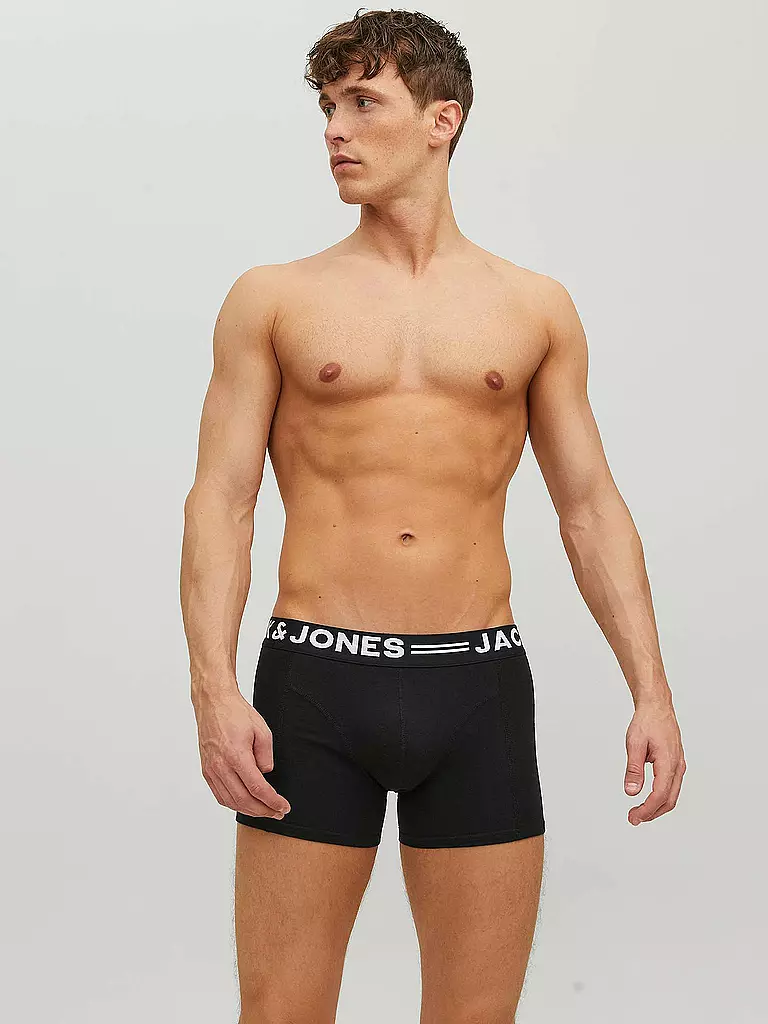 JACK & JONES Pants 3er Pkg Sense schwarz