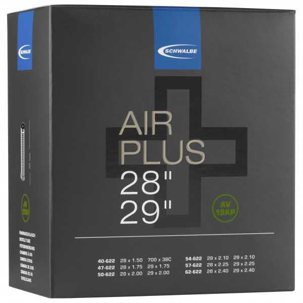 Schwalbe - 28/29'' Schlauch Nr. 19 AP Air Plus 40/62-622 - Chambre à air pour vélo