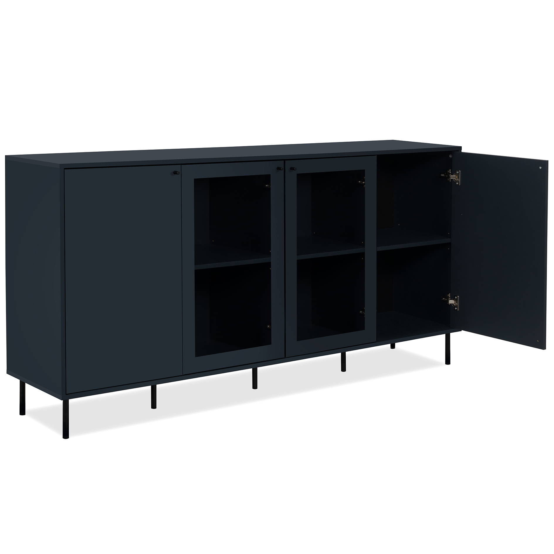 Sideboard - navyblau - 180 cm breit