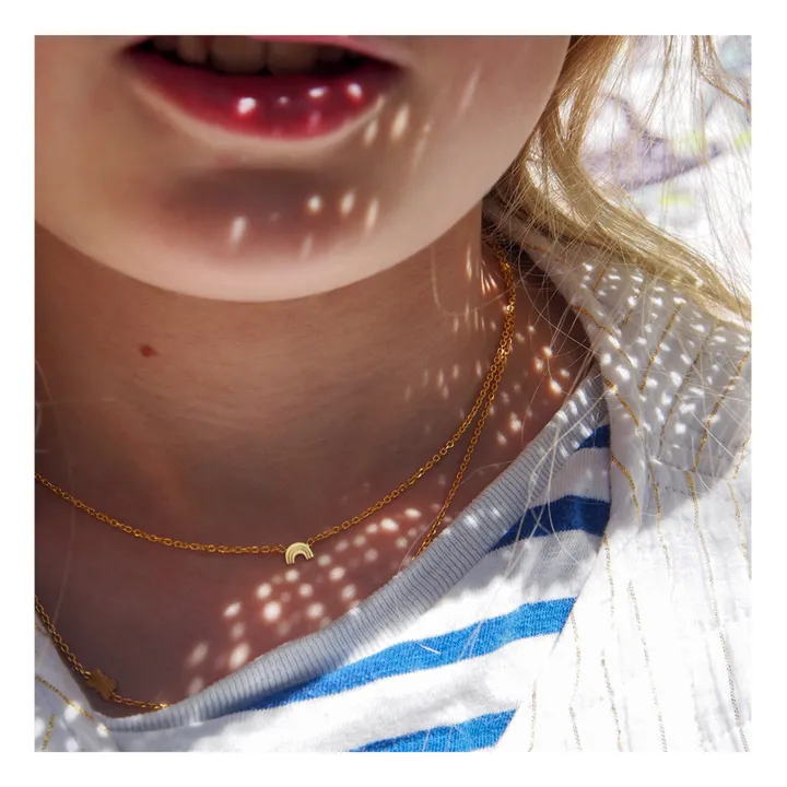 Adorabili Collier Arc en Ciel | Doré
