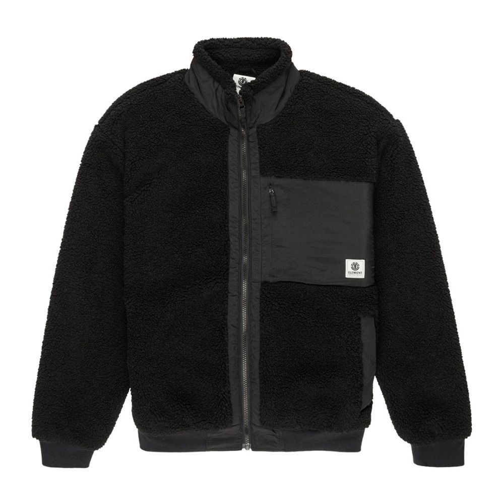 Element OAK SHERPA - Polaire Homme flint black