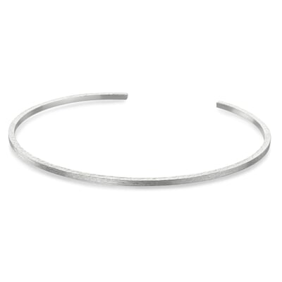 Armreif Satin, Silber