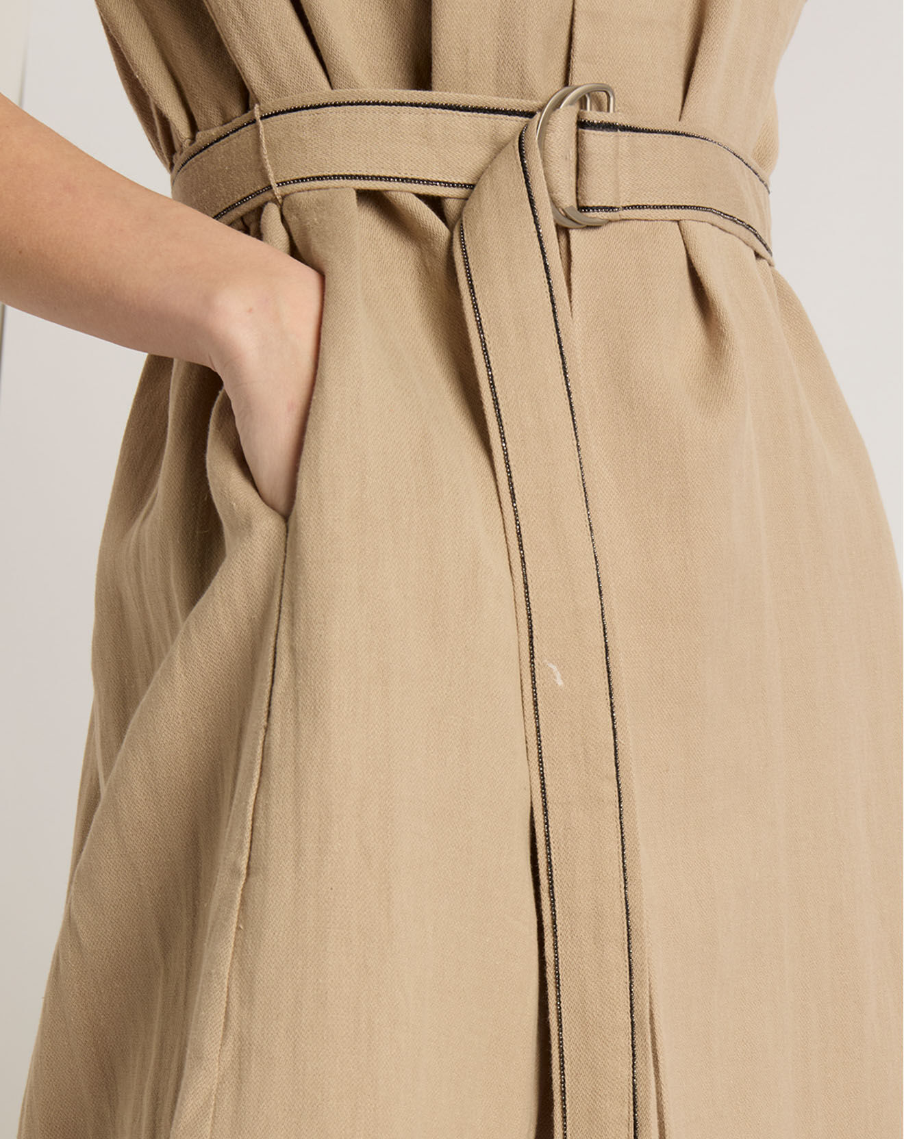 See u Soon Robe en Lin & Coton Roxane beige