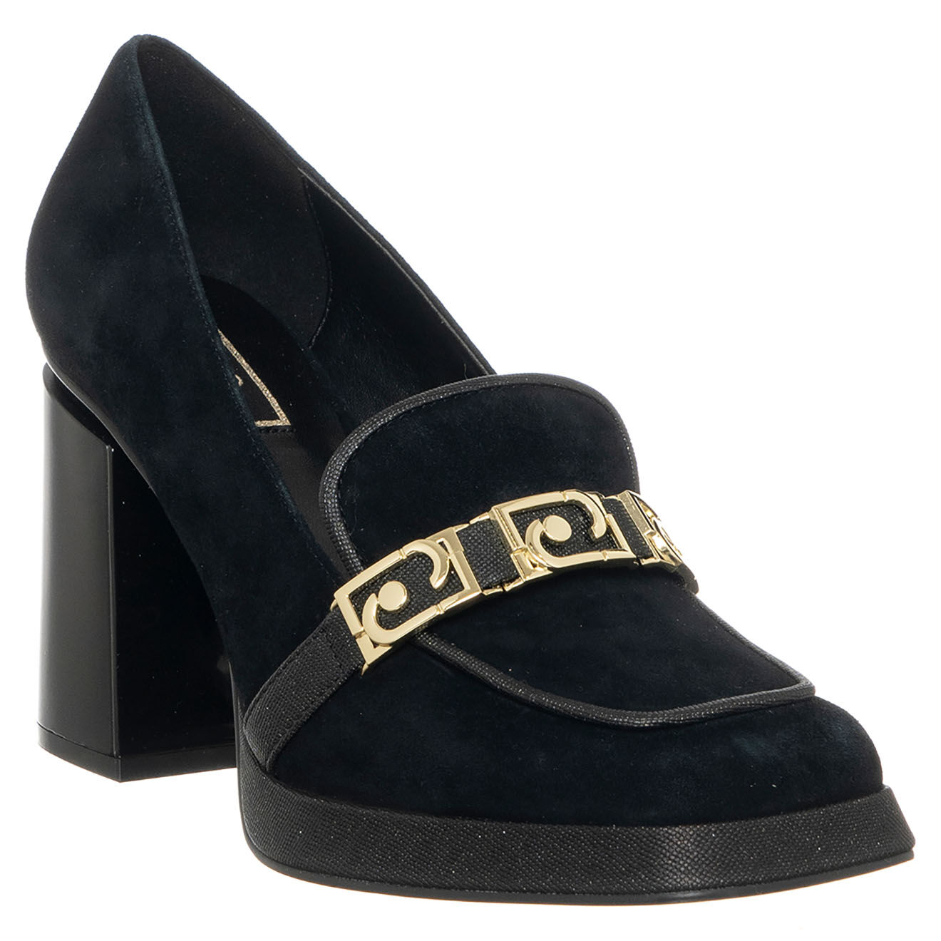 Liu-Jo Mocassins en Velours de cuir Nana noirs