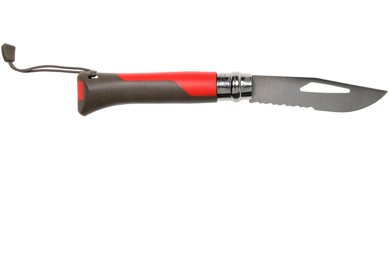 Opinel zakmes Outdoor No. 08 zakmes, Earth Red