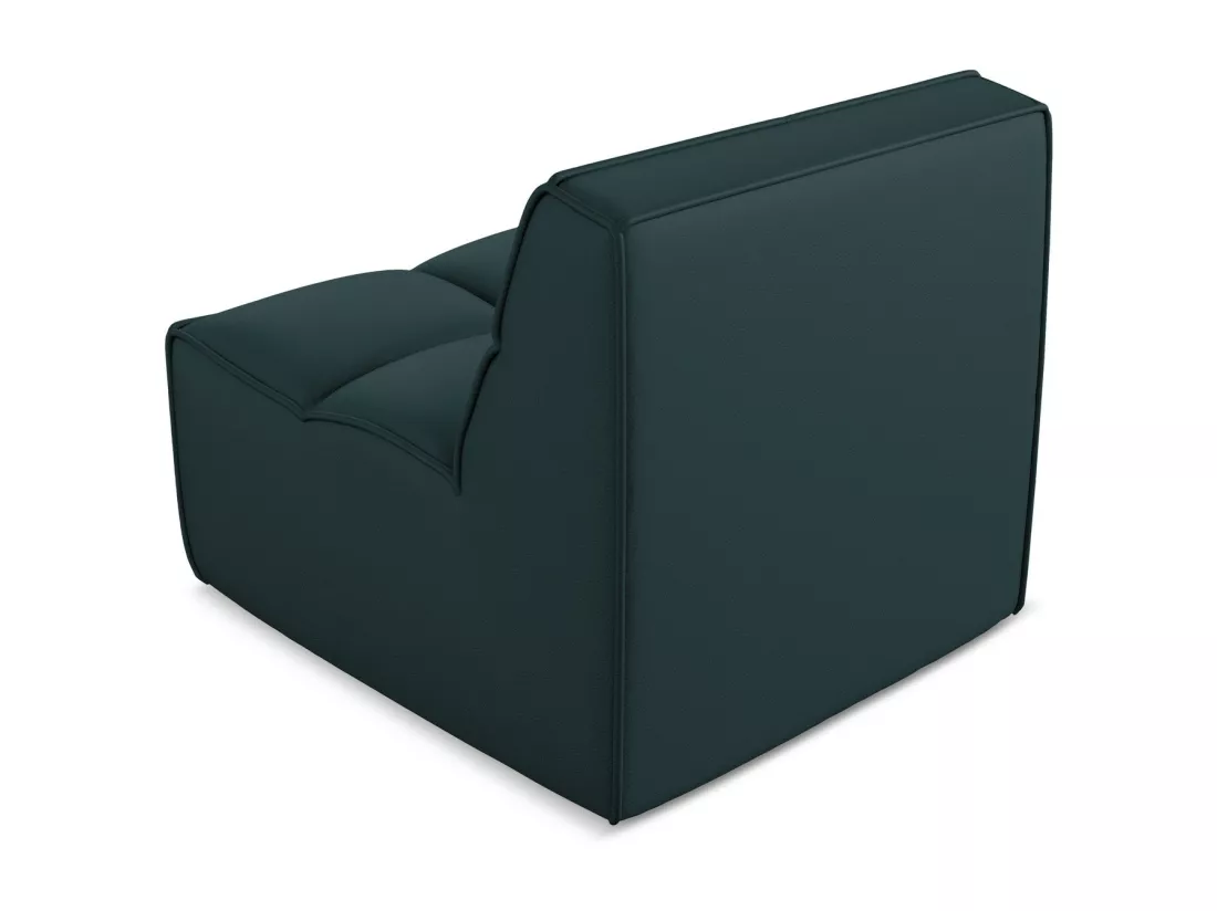 Fauteuil en Cuir artificiel - marin - KALAI