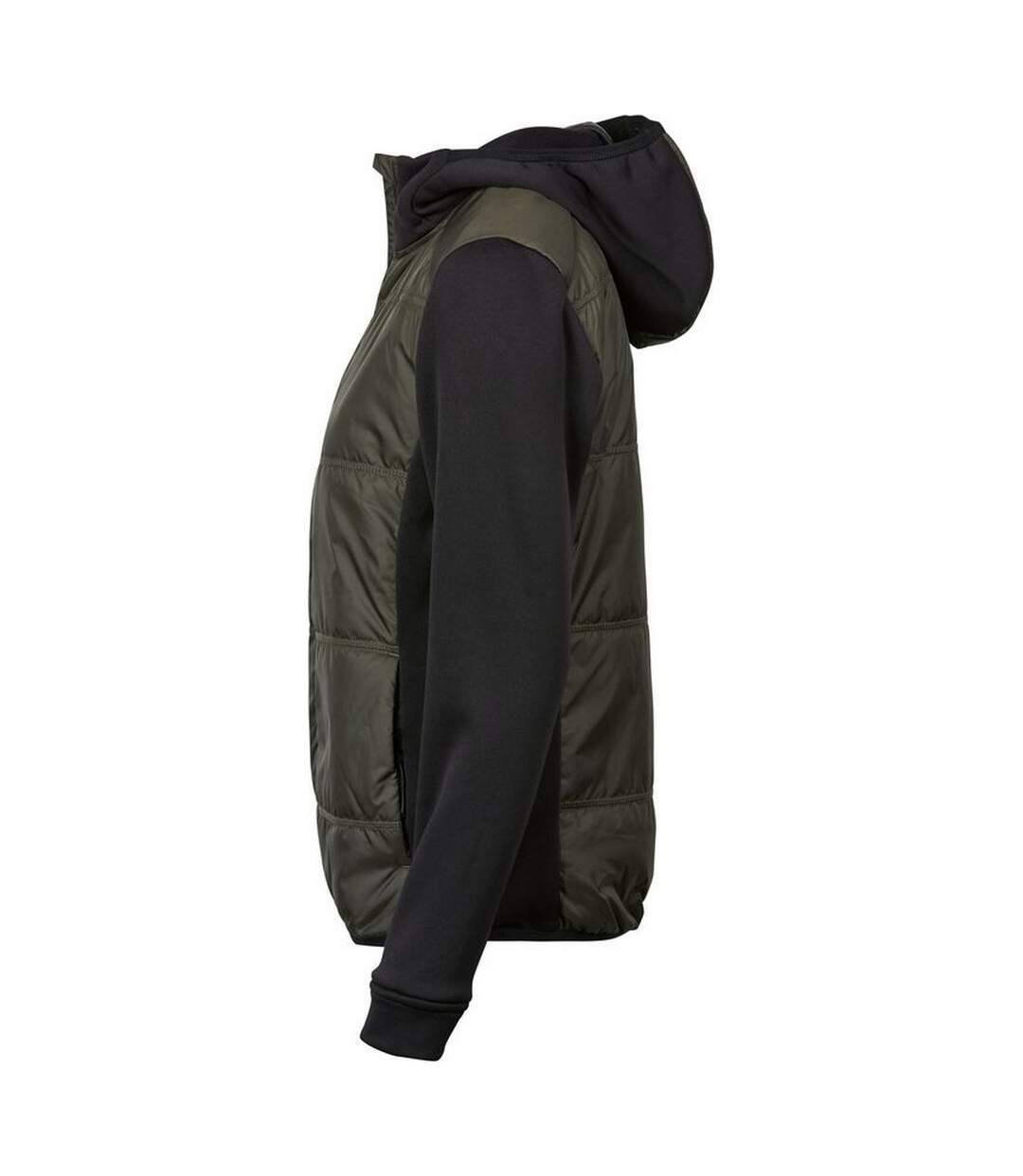 Tee Jay - Veste à capuche - Femme (Vert foncé / Noir) - UTBC5085