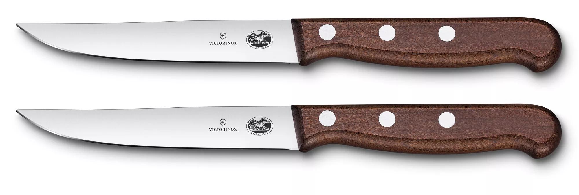 Wood Steakmesser-Set, 2-teilig-Modifiziertes Ahornholz