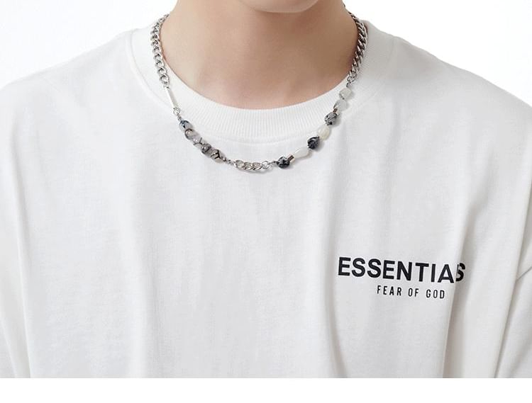 BABLIBU - Stalen kralenketting