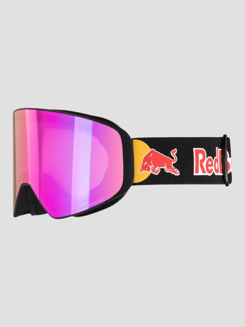 Red Bull SPECT Eyewear Jam Black Goggle red with red