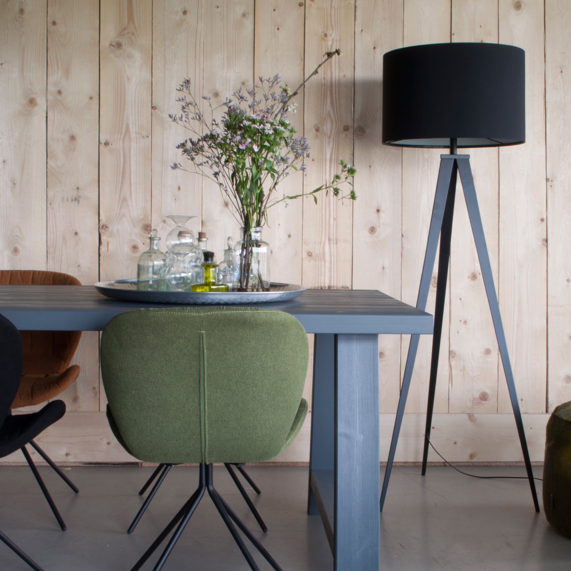 Zuiver Tripod Vloerlamp - Zwart