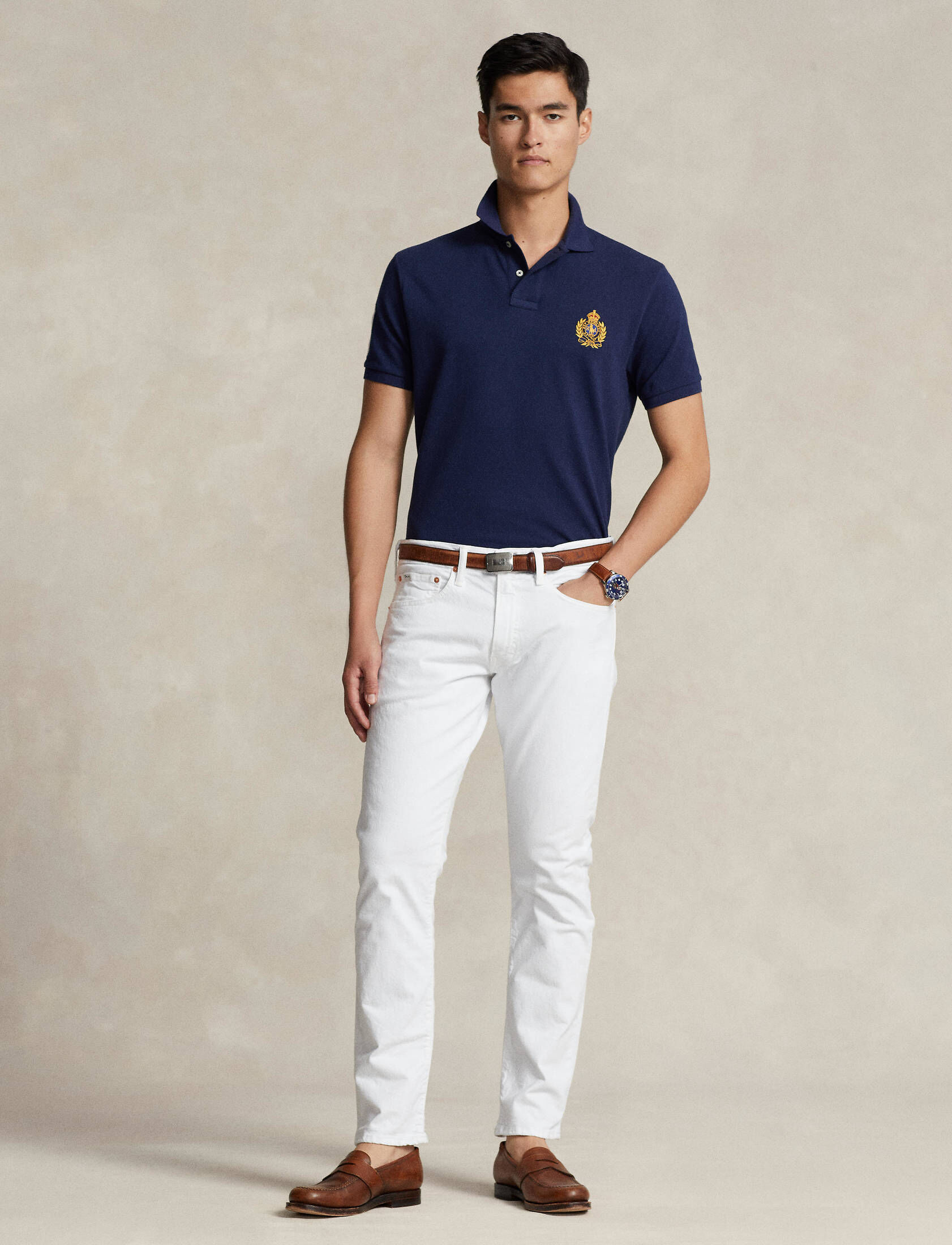 Polo Ralph Lauren| Herren Poloshirt Custom Slim Fit Kurzarm
