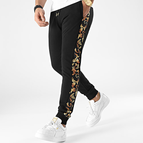 Pantalon Jogging Avec Bandes Renaissance 2036 Noir