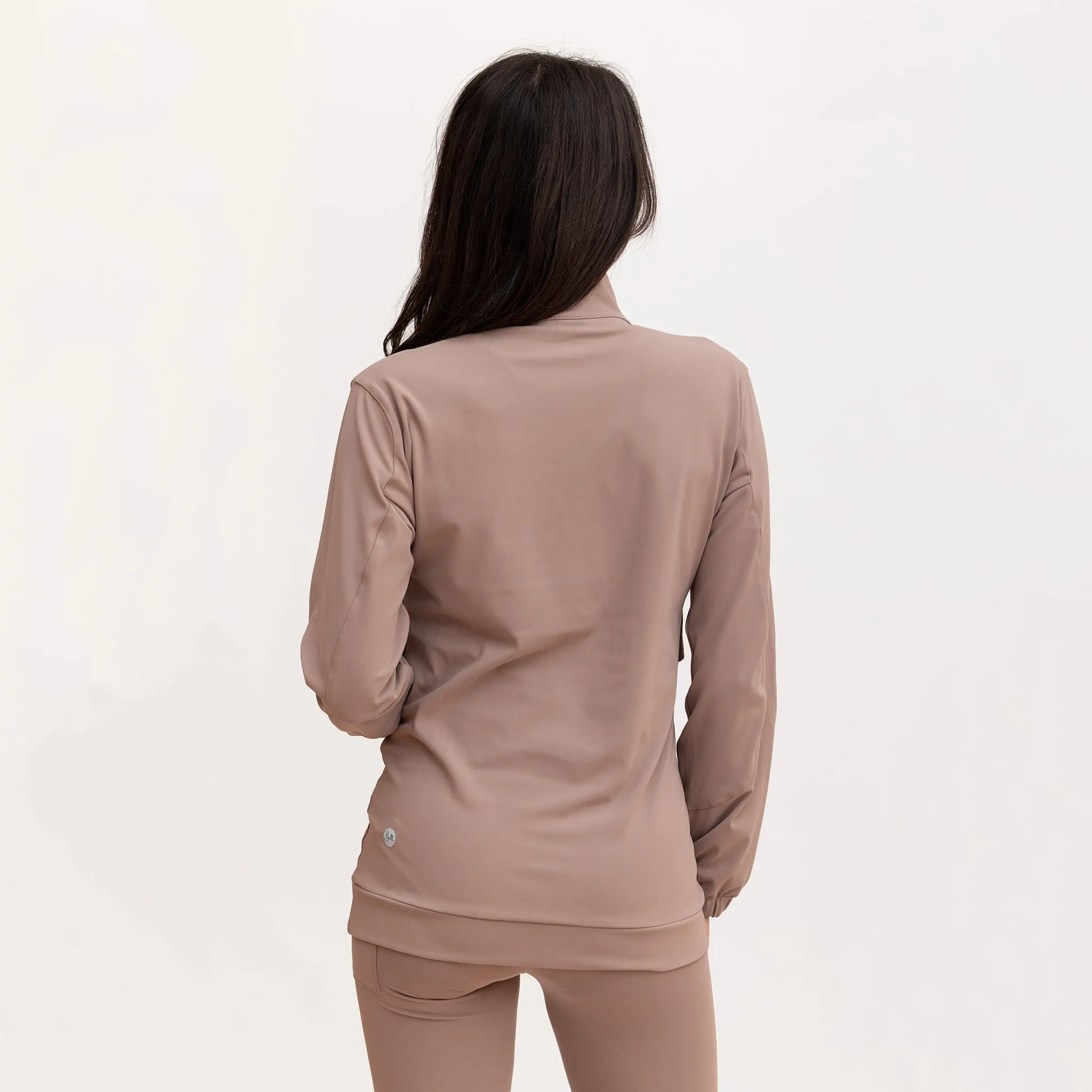 Bella Maternité Gilet Ouaté Athlétique Taupe