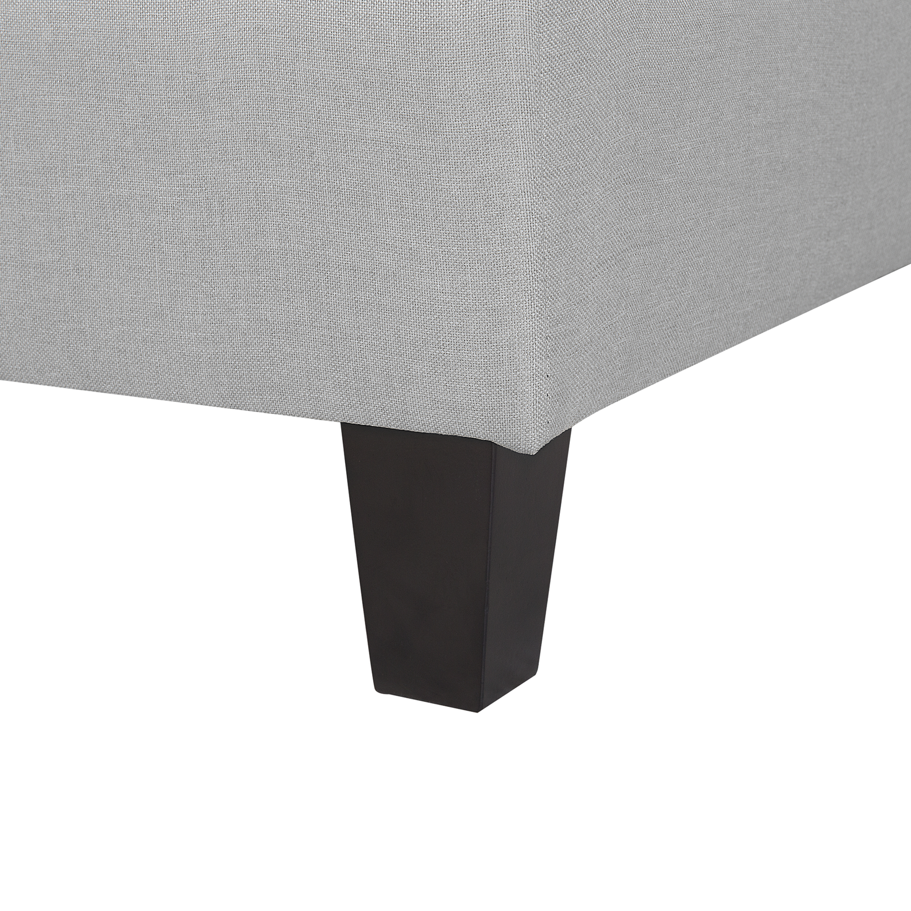Beliani - FEVIK - Hocker - Lichtgrijs - Polyester