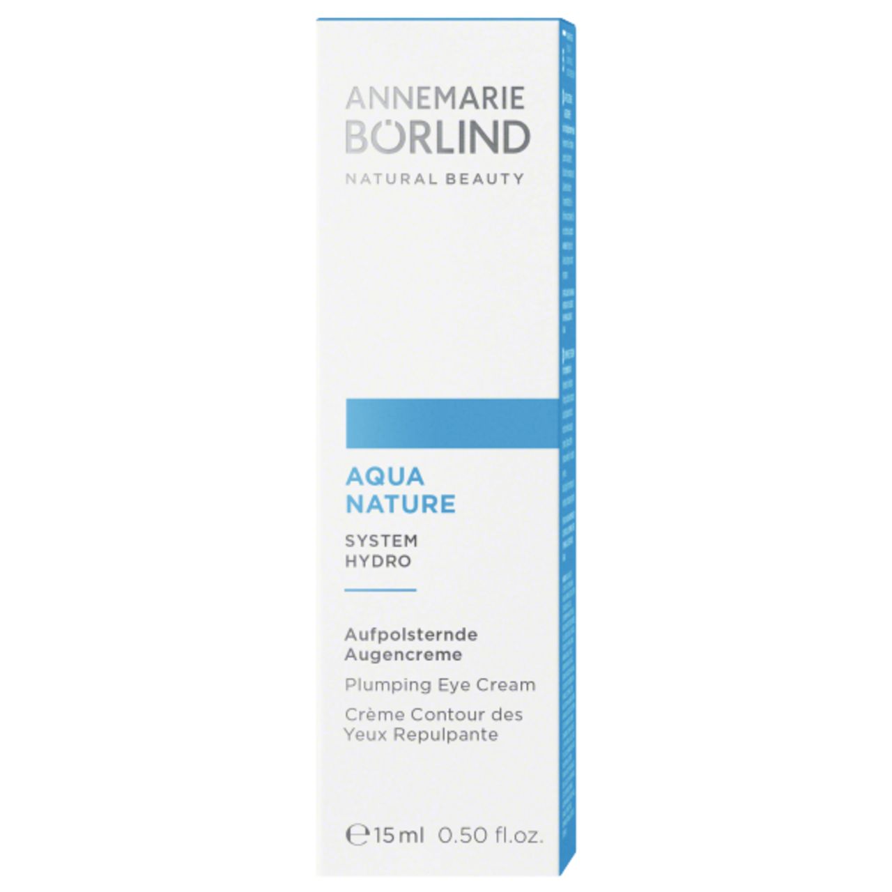 ANNEMARIE BÖRLIND AQUANATURE – SYSTEM HYDRO Aufpolsternde Augencreme