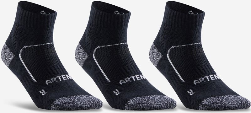 Halfhoge sportsokken voor rs 900 zwart/wit 3 paar