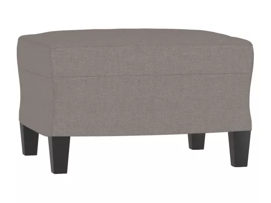 Repose-pied Taupe 60x50x41 cm Tissu
