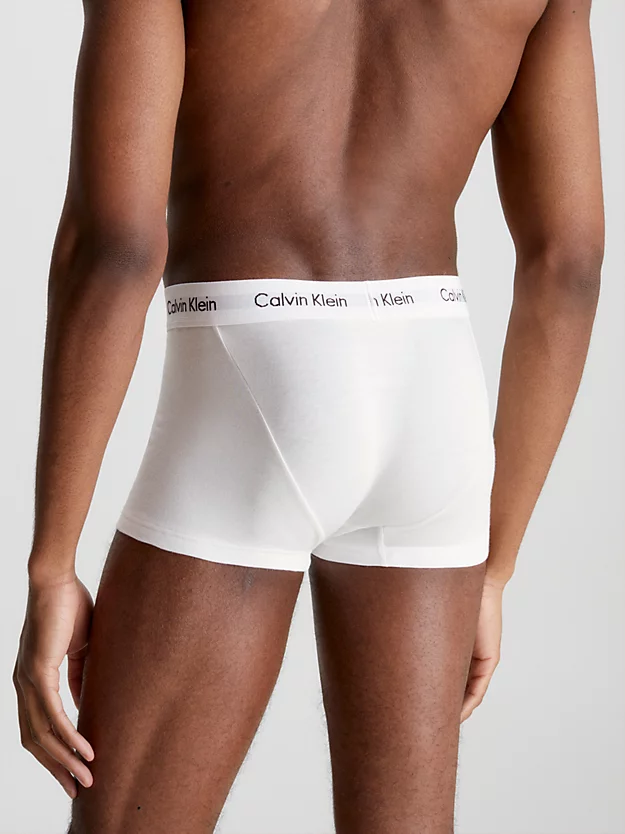 Pacote com 3 Cuecas Boxer de Cintura Baixa - Algodão Elástico