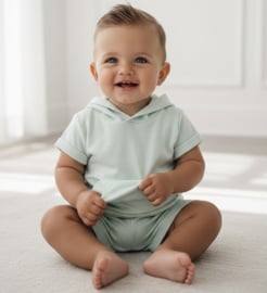 Little sporty boys set - groen