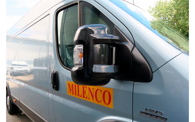 Milenco Spiegel Schutzkappe für Fiat Ducato, Peugeot Boxer und Citroen Relay 2 Stück