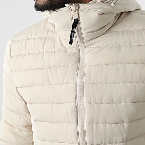 Doudoune Capuche M90001MOW Beige