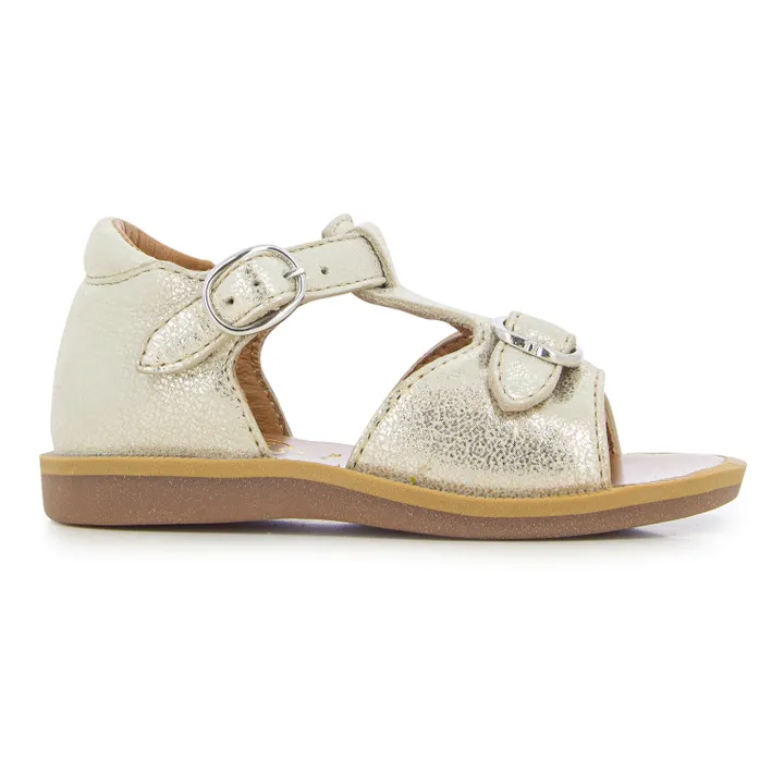 Pom d'Api Sandales Poppy Bucky | Doré