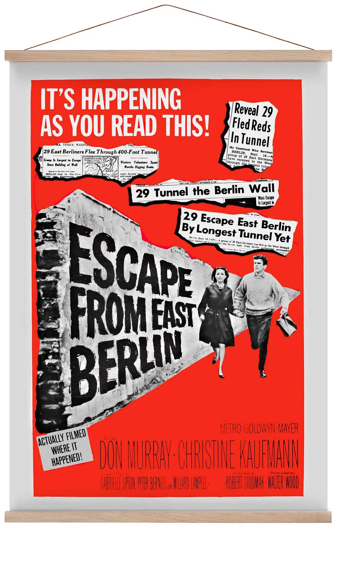Flucht aus Ost-Berlin Retro-Film