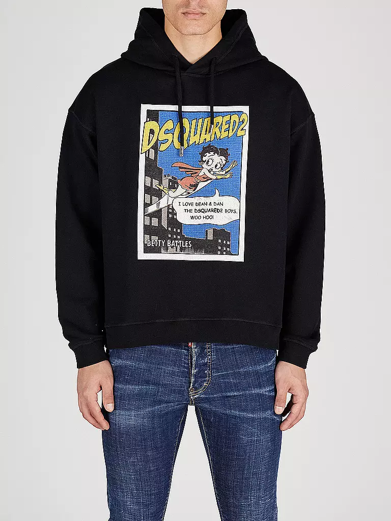 DSQUARED2 Kapuzensweater - Hoodie schwarz