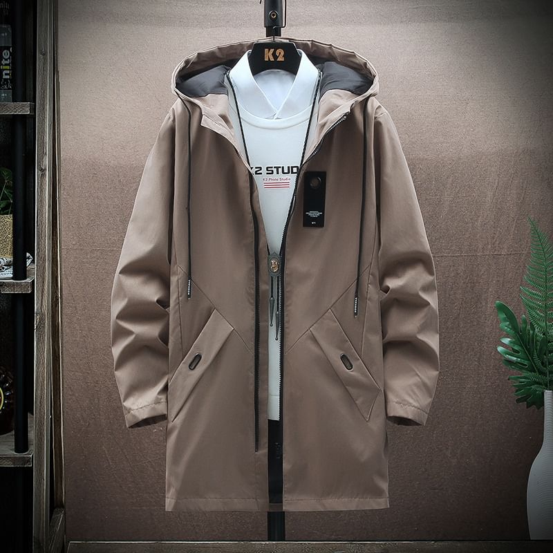 Sunkissed - Applicatie capuchon parka met rits