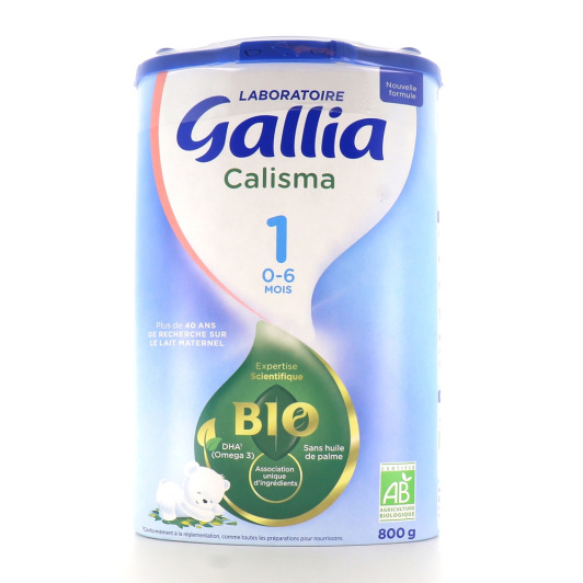 Gallia Calisma bio lait 1er âge - Alimentation bébé 0-6 mois