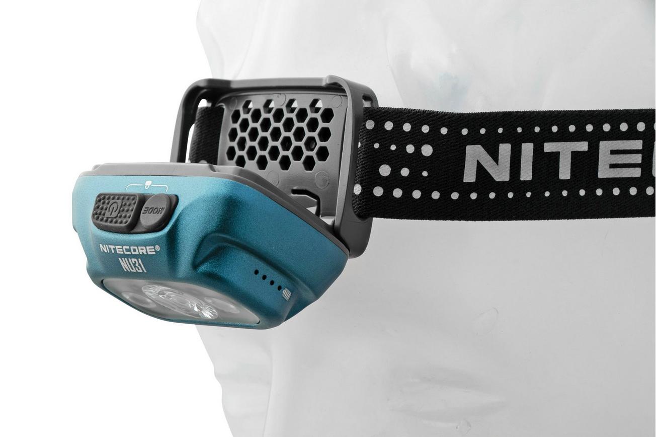 Nitecore NU31-BL Chill Blue, oplaadbare hoofdlamp, 550 lumen